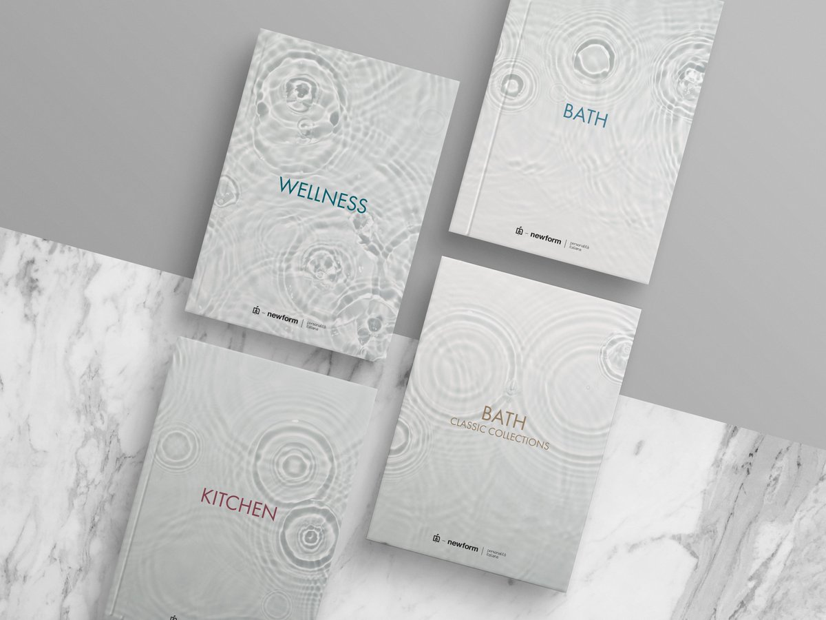 New 2021/22 catalogues available on our website! Discover our new coordinated brand image and the new bath and kitchen collections #newform #madeinitaly #bath #kitchen #wellness