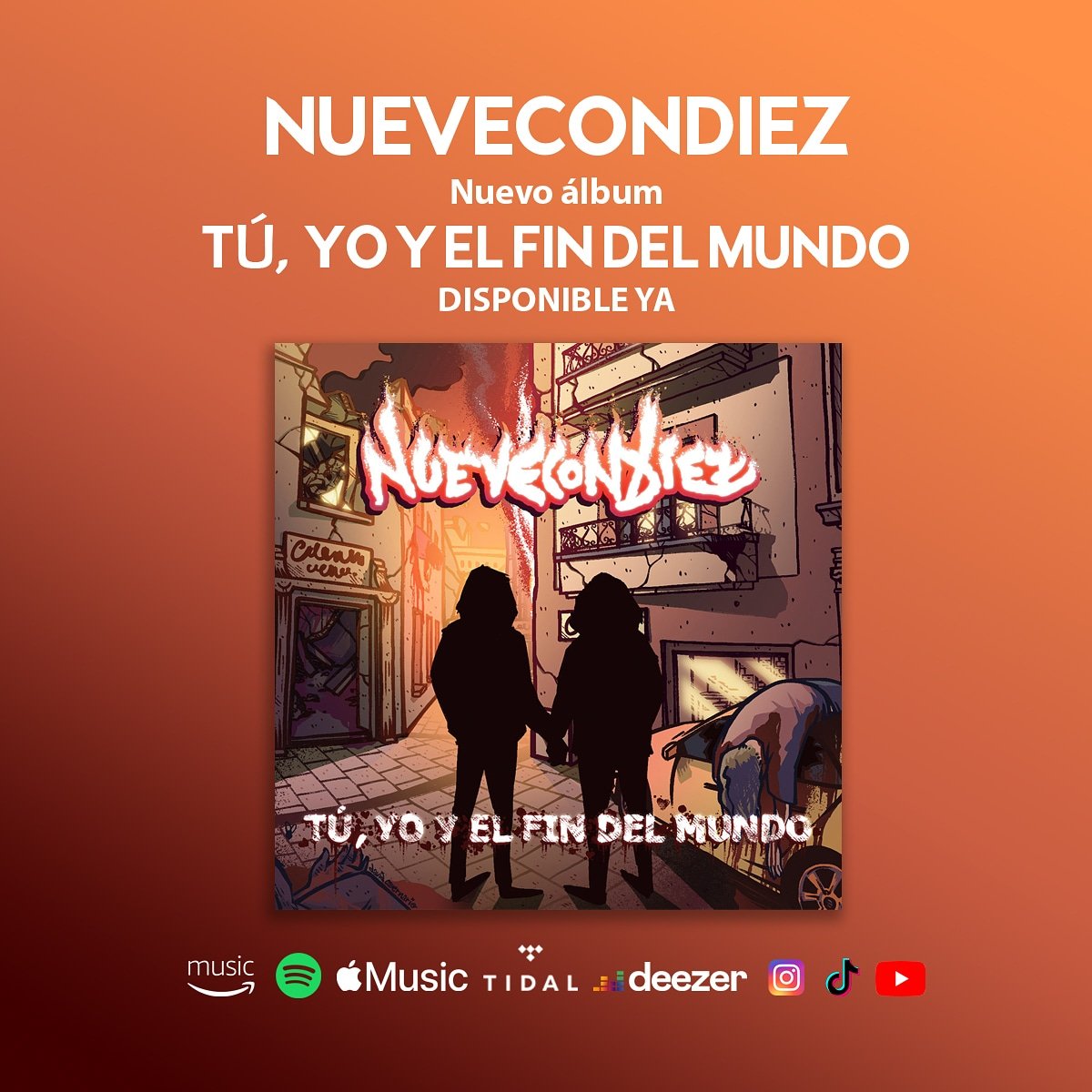 🤘🥳🤘YA ESTÁ EL DISCO!! PINCHA AQUÍ Y ESCUCHA NUESTRO ÚLTIMO TRALLAZO!!👇👇👇 smarturl.it/TuYoYElFinDelM…