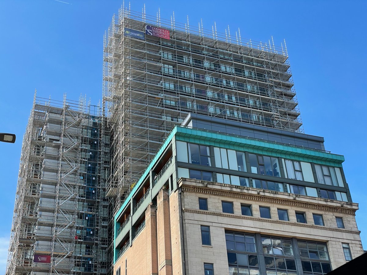 connolly_scaff's tweet image. Phase 1 of our works on The Lighthouse are now complete.

We are supplying access to facilitate the safe replacement of unsuitable cladding.

An exceptional project completed by our expert team.

#acmcladding #cladding #manchester #scaffolding #scaffold