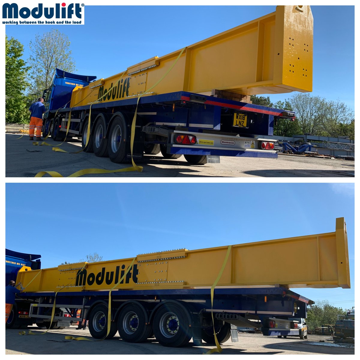 MODULIFTUK's tweet photo. The saga continues..... all strapped up and raring to go ππ
#Modulift #BigBeams #MoreMoreMore https://t.co/Tw4jJwm7V9