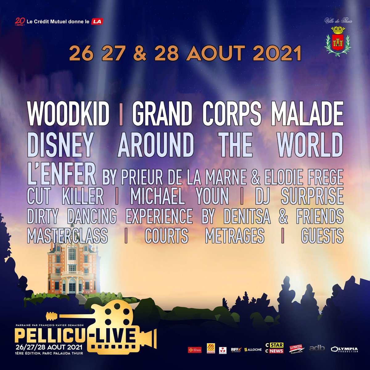 Découvrez la bande originale de votre été ☀️

🗓 FESTIVAL PELLICU-LIVE à THUIR du 26 au 28 août 2021 

🎫 &amp; ℹ️ pelliculive.com