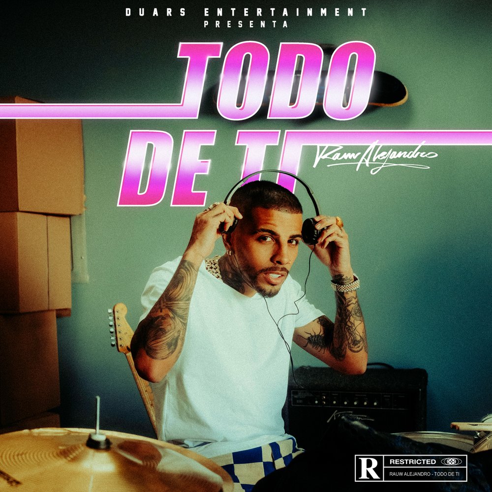 PopDataMusic's tweet photo. "Todo De Ti" by @rauwalejandro rises to a new peak of #6 on today's global Spotify chart with over 5.1 MILLION streams.

This is now Rauw's highest-peaking and his first ever top 10 hit on the chart, surpassing "Baila Conmigo" (#16). https://t.co/7npDkFHVDl