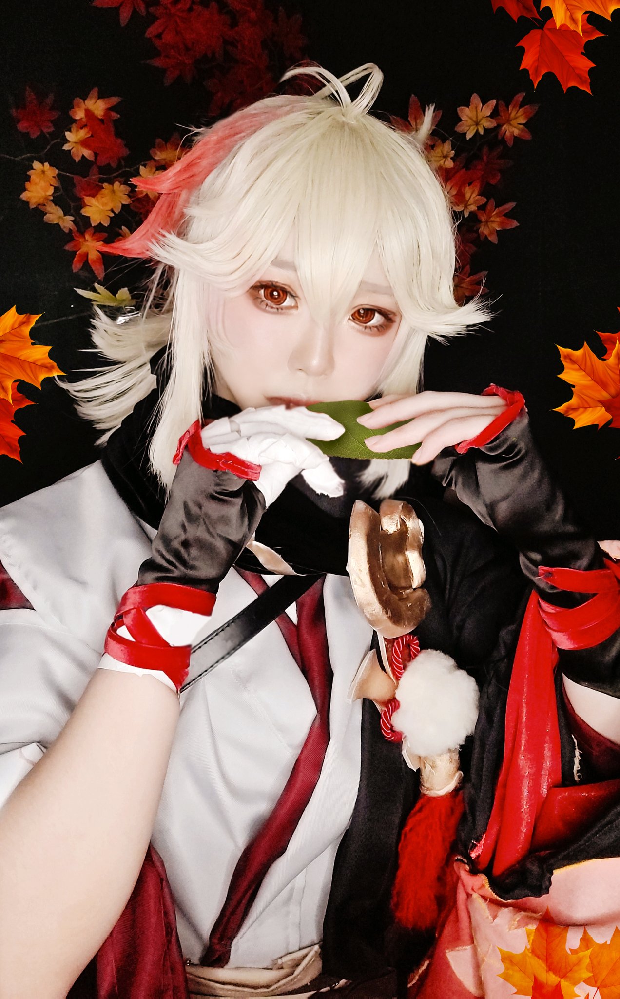 原神 楓原万葉 三分妄想 Sサイズ ウィッグ靴セット コスプレ 原神