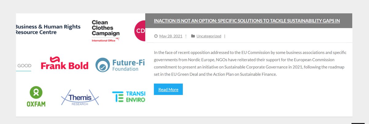 <a href="/WWFEU/">WWF EU</a> @TimmermansEU <a href="/dreynders/">Didier Reynders</a> @BHRRC <a href="/cleanclothes/">Clean Clothes Campaign</a> <a href="/CDSBglobal/">CDSB</a> @ECCJcorpjust <a href="/FairTradeFTAO/">Fair Trade Advocacy Office (FTAO)</a> @FutureFitBiz <a href="/Global_Witness/">Global Witness</a> <a href="/ShareAction/">ShareAction</a> <a href="/Oxfam/">Oxfam International</a> <a href="/carlosmtornero/">CarlosMTornero</a> <a href="/SophieRTillett/">Sophie Robinson Tillett</a> @SJinEurope <a href="/fabre_marina/">Marina Fabre Soundron</a> <a href="/izzygerretsen/">Isabelle Gerretsen</a> <a href="/AttractaMooney/">Attracta Mooney</a> <a href="/Lperezcejuela/">Laura Pérez-Cejuela</a> <a href="/fraguarascio/">Francesco Guarascio</a> <a href="/conce1/">Concepcion Alvarez</a> <a href="/LenoraSuki/">Lenora Suki</a> <a href="/SallaLoi/">Salla Saastamoinen</a> <a href="/richardhowitt/">Richard Howitt</a> <a href="/richardandrewg1/">Richard Gardiner</a> <a href="/HeidiHautala/">Heidi Hautala</a> <a href="/larawoltersEU/">Lara Wolters</a> <a href="/pcanfin/">Pascal Canfin</a> <a href="/AxelVossMdEP/">Axel Voss MdEP</a> <a href="/marietouss1/">Marie Toussaint 🌍🌏</a> <a href="/Evelyn_Regner/">Evelyn Regner</a> <a href="/ManonAubryFr/">Manon Aubry</a> <a href="/PDurandOfficiel/">Pascal DURAND</a> <a href="/EU_Commission/">European Commission</a> <a href="/RBCwg/">EP's Responsible Business Conduct working group</a> <a href="/Modern_Corp/">The Modern Corporation Project</a> <a href="/ImpactBoards/">BoardsImpactForum</a> <a href="/pauldruckman/">Paul Druckman</a> <a href="/abegasse/">Antoine Begasse</a> <a href="/stevewaygood/">Steve Waygood</a> <a href="/aballabriga/">Antoni Ballabriga</a> <a href="/RicaB_ET/">Rica BhattacharyyaET</a> <a href="/AnnaTurns/">Go Toxic Free</a> <a href="/gaiagf/">gaia giorgio fedi 🇪🇺🇮🇹🇧🇪🇱🇺</a> <a href="/EU_Justice/">EU Justice</a> <a href="/Anti_Slavery/">Anti-Slavery International</a> <a href="/OxfamEU/">Oxfam EU</a> <a href="/RBCwg/">EP's Responsible Business Conduct working group</a> on the NGO letter sent to <a href="/dreynders/">Didier Reynders</a> &amp; @TimmermansEU supporting the clarification of Boards' obligations w/ regards to #sustainability. Laissez-faire approach is no longer accepted. We need corporates to play their part for the #EUGreenDeal   bit.ly/3vx1wNN