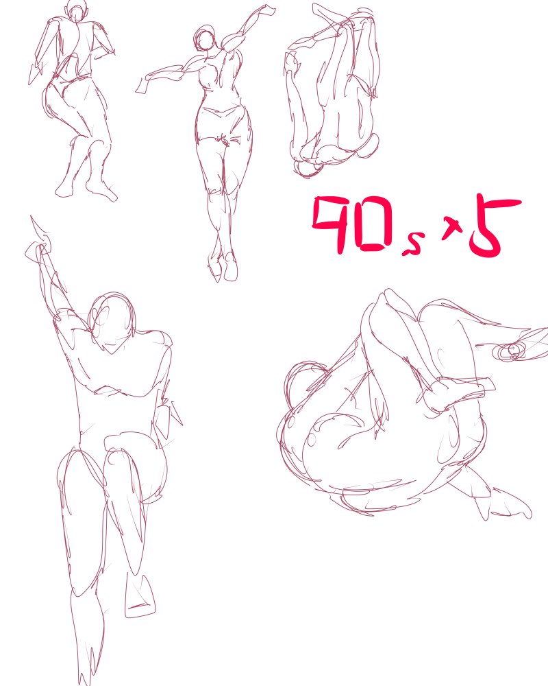クロッキー5日目。 