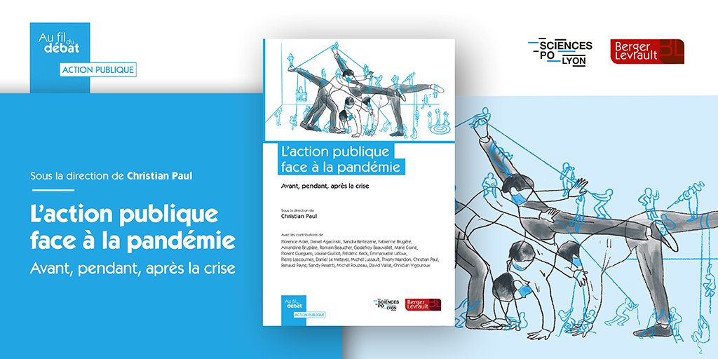 #Publication| 📢L'action publique face à la pandémie, 1er ouvrage collectif de la chaire transformations de l'action publique de <a href="/ScPoLyon/">Sciences Po Lyon</a> est désormais disponible en librairie 📚 et sur la boutique <a href="/bergerlevrault/">Berger Levrault</a>
➕d'infos sur l'ouvrage et la chaire sur chaire-actionpublique.fr