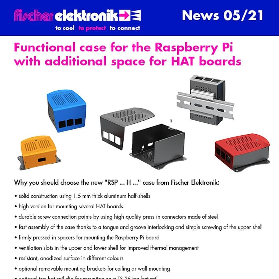 tamhanna's tweet photo. New #raspberrypicases from West German #metalmanufacturing giant #fischerelektronik. If you need a #raspberrypicase made of aluminum, their new product line is likely to be of good use. I worked with #fischerelectronics on one of Raper's many…

📸 https://t.co/eGNfTV3v8b https://t.co/vx5kn9ClAa