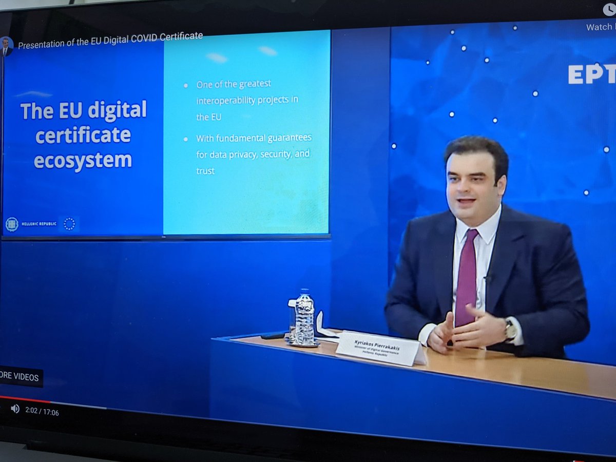 koutsiaris's tweet photo. Great progress on making it easier to travel within EU. Thanks @Pierrakakis However I would like to point that your slides need to follow basic accessibility rules. Nobody can read the right side with this color/contrast selection. #a11y #weaim https://t.co/gDeGjZlO3u