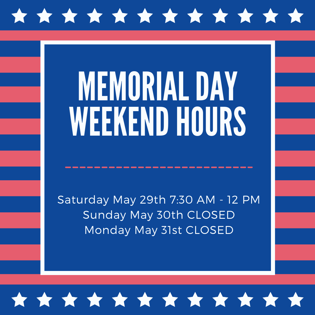 TMKBakersville's tweet photo. If you are needing something for this weekend from us make plans to get it from us either today or tomorrow as we will be closing at NOON on Saturday and CLOSED on Monday in observance of the holiday. https://t.co/0yVYAwzlqs