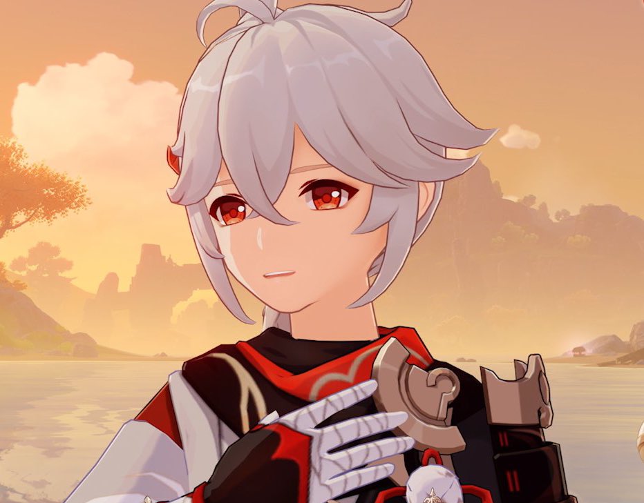 huacchino's tweet photo. congrats genshin impact for being the only game that has a kadehara kazuha https://t.co/fubcb3AVkp