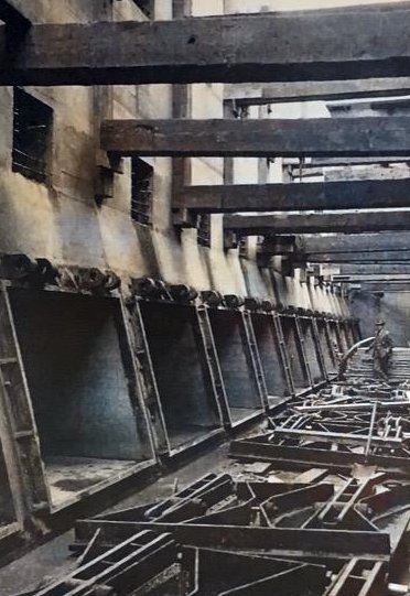 RobinDraycott's tweet photo. Part of the EA's £35m Keadby Pumping Station Renewal is to update the outfall structure. Neither the chap in the photo nor the concrete has aged since the original 30s construction. There's a bit more safety gear needed now though! #Keadby @EnvAgencyMids @gallifordtry https://t.co/vXoXPDRJSA