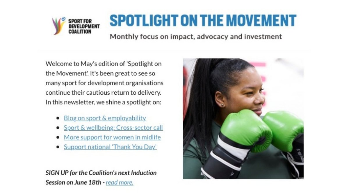 Sport for Development Coalition tweet media