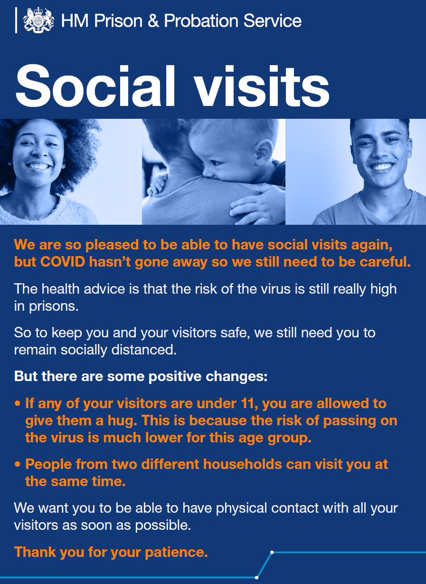 Updated guidance on social visits - please read.
