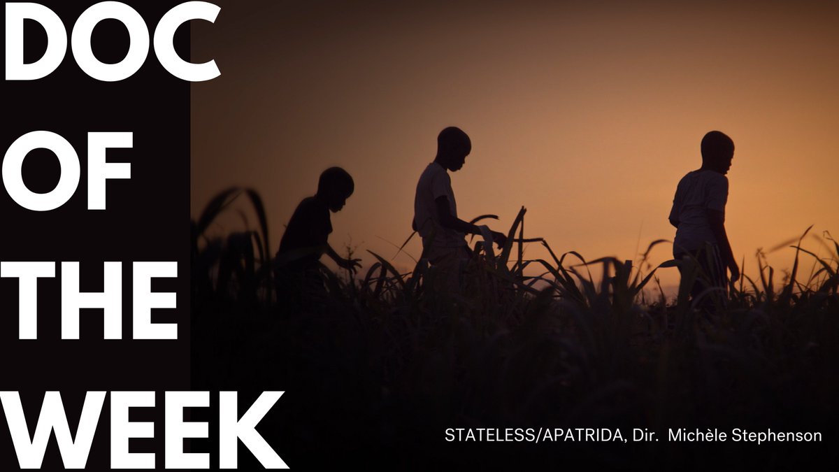 DX_IFF's tweet photo. #DXDocOfTheWeek is STATELESS dir. by #DXIFF alum Michèle Stephenson. In 2013, the Dominican Republic’s Supreme Court stripped the citizenship of anyone with Haitian parents, retroactive to 1929, rendering more than 200,000 people stateless. Follow them + learn more @apatridafilm. https://t.co/l738TTLt5g