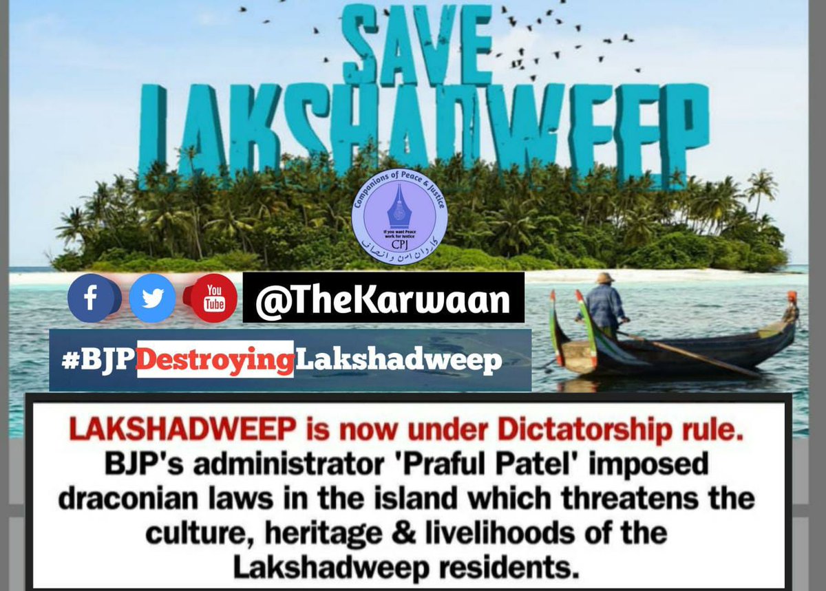 Shsiddeeque's tweet photo. Wake UP India . 
Revive The Media .
Retrieve Lakshadweep !! 

     -Save Lakshadweep-

#BJPDestroyingLakshadweep https://t.co/L6cqWjZNKw