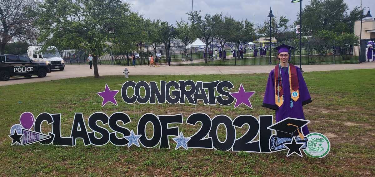 Congratulations Austin Fox!  #Classof2021 #graduate #myboy #prouddad #4point0gpa #honorsociety #hedidit