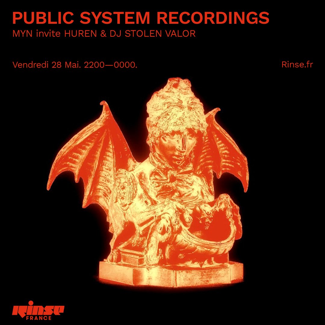 RinseFrance's tweet image. Il est 23h !

Deuxième heure du show #PUBLICSYSTEM qui invite #HUREN &amp;amp; #DJSTOLENVALOR !

🎶
rinse.fr/podcasts/?show…

Enssuite c&apos;est @eddy_larkin qui invite #DJinvitada !

#verrouillé 🔒 rinse.fr/player
