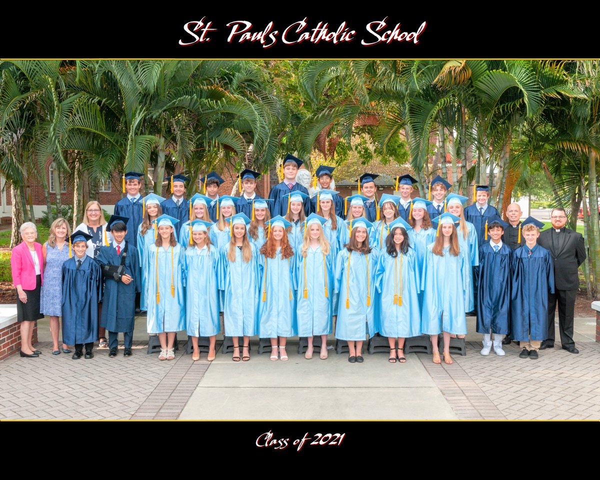 RobertGibbons9's tweet photo. Congratulations to @StPaulStPete 8th Grade Graduates, Class of 2021. #stpaulstpete #EaglesForever https://t.co/eIburhkfS0