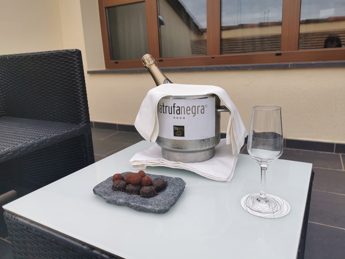objetivo_viajar's tweet photo. La comarca de #GúdarJavalambre es la principal productora mundial de trufa negra, un manjar que en @latrufanegra de #MoradeRubielos cuidan y preparan con mimo. Y es que en este hotel, no solo es la estrella del restaurante Melanosporum, también de sus experiencias de trufiturismo https://t.co/jEBitvjbdi