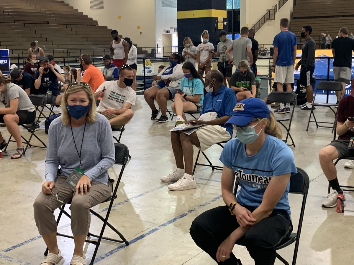 LETUTFXC's tweet photo. Second Covid test at D3 Champs,.... staying safe! #tickletest #raceready @LETUAthletics @LeTourneauUniv https://t.co/bNThMfdqDq
