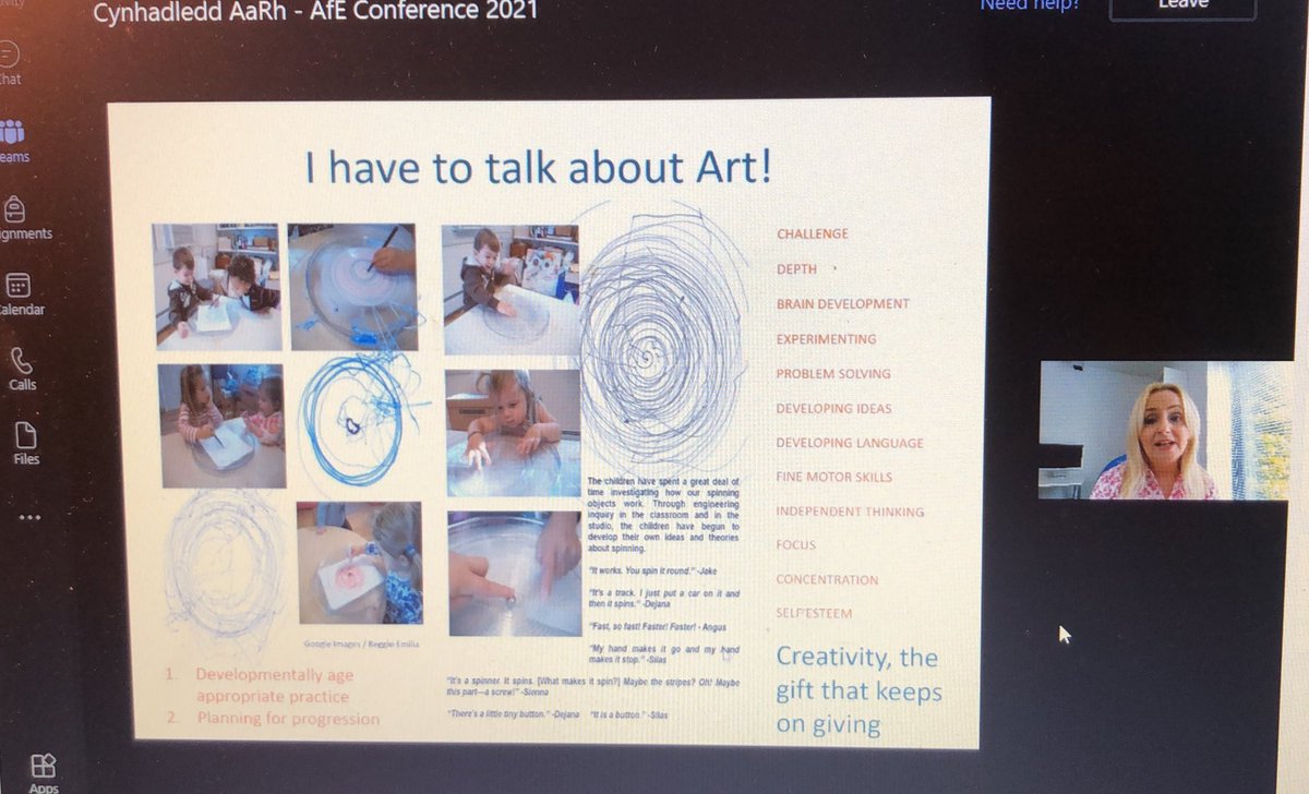 Not that I’m bias... but this may be my favourite talk. The use of a sketchbook to record learning, instead of just visual inspiration is just inspired 🥰 #arteducation #AaR21AfE #DeirdreRobson