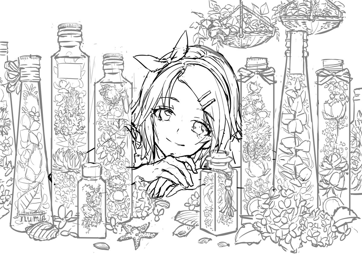 次はハーバリウム描くよ 日向葵 ひむかいあおい の漫画 次はハーバリウム描くよ 日向葵 ひむかいあおい の漫画