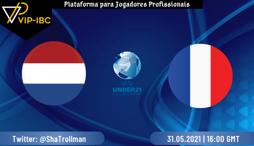 BetibcP's tweet photo. Uma partida pelas #¼finais da #EuroU21 onde a #França enfrenta a #Holanda em uma eletrizante partida! Se você quer juntar-se ao time de vencedores, confira agora mesmo a #DicaProfissional do nosso #Tipster @ShaTrollman exclusivamente em: https://t.co/SOXar2p17E https://t.co/yk2xzZSeG6