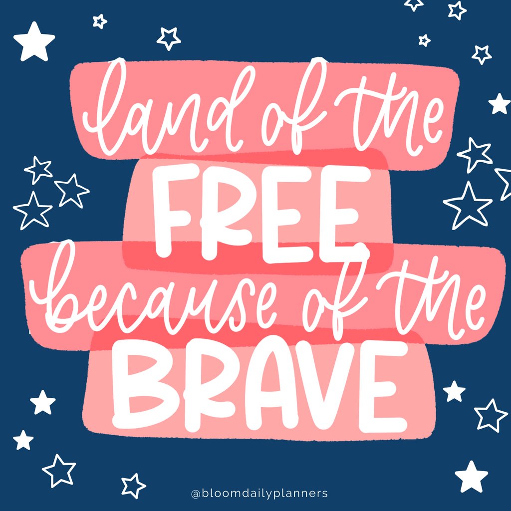 We are so grateful for all past and present military personnel! 🇺🇸

We are offering 15% off EVERYTHING all weekend long! Use code MEMORIALDAY at check out on bloomplanners.com. We will also be donating a portion of all Memorial Day Weekend sales to <a href="/military_family/">National Military Family Association</a> 💙