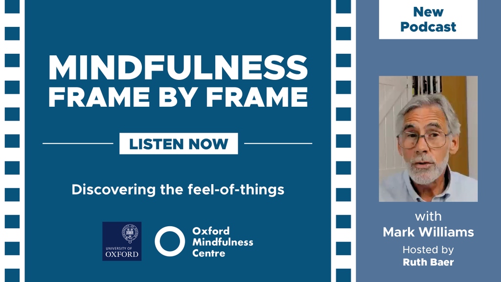 OMC_mindfulness's tweet image. The recording from our third session in this series of taster sessions of Mark Williams new mindfulness course, Frame by Frame is now available as a podcast. Listen here: bit.ly/3sYgdYg