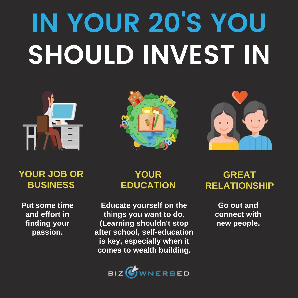 In Your 20's You Should Invest In

Want to learn more? Just search "Biz Owners Ed Podcast" on google!