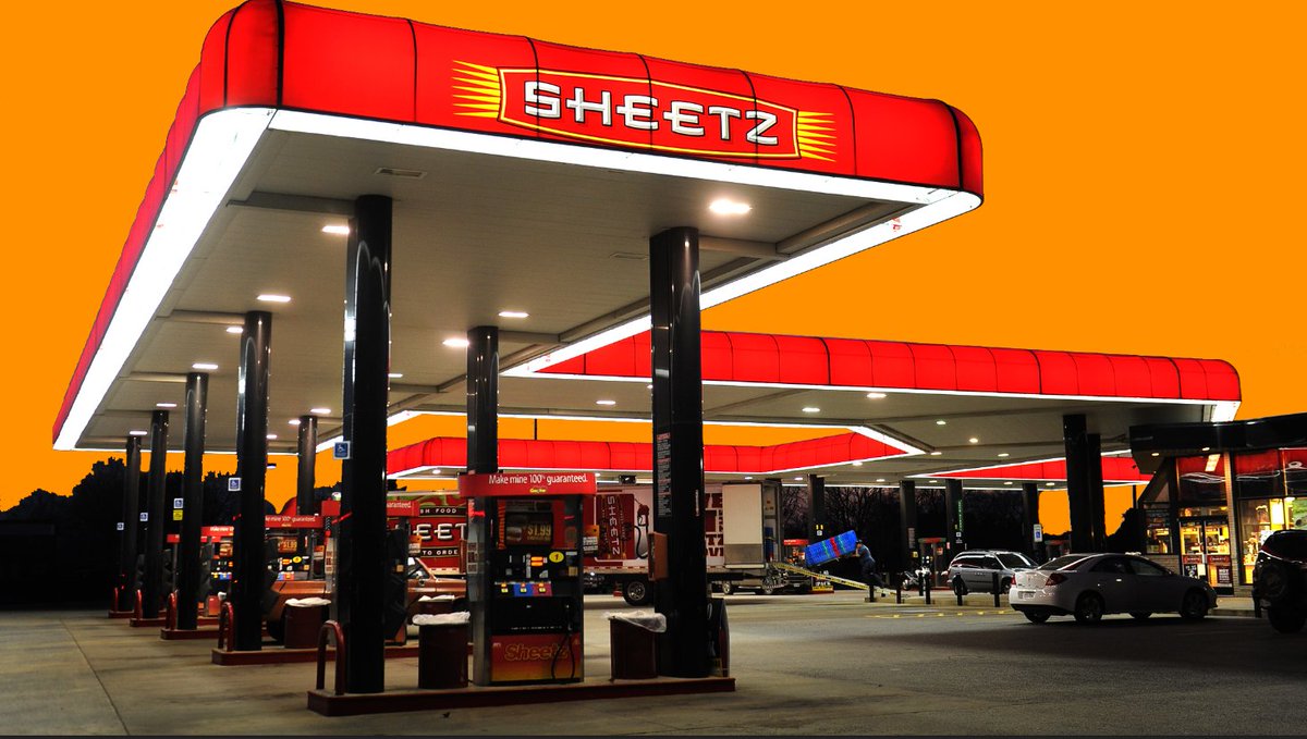 DocumentingBTC's tweet photo. Sheetz has become the first U.S. convenience store chain to accept #Bitcoin as payment.

With 622 stores, the mid-Atlantic convenience chain will begin allowing customers to pay for items inside the store or at the gas pump using #bitcoin https://t.co/MBh4j4Hcgh
