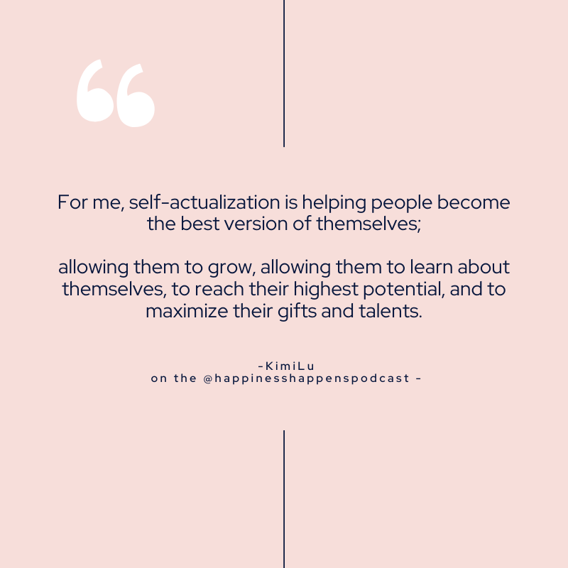 Do you want to realize and fulfill all of your talents and reach your full potential? 😍

Reaching that is called self-actualization and <a href="/kimilu/">KIMILU Life Coach</a> walks us through what that means for her and her clients in this week's episode of the podcast.

Take a listen: buff.ly/3wrkxB6