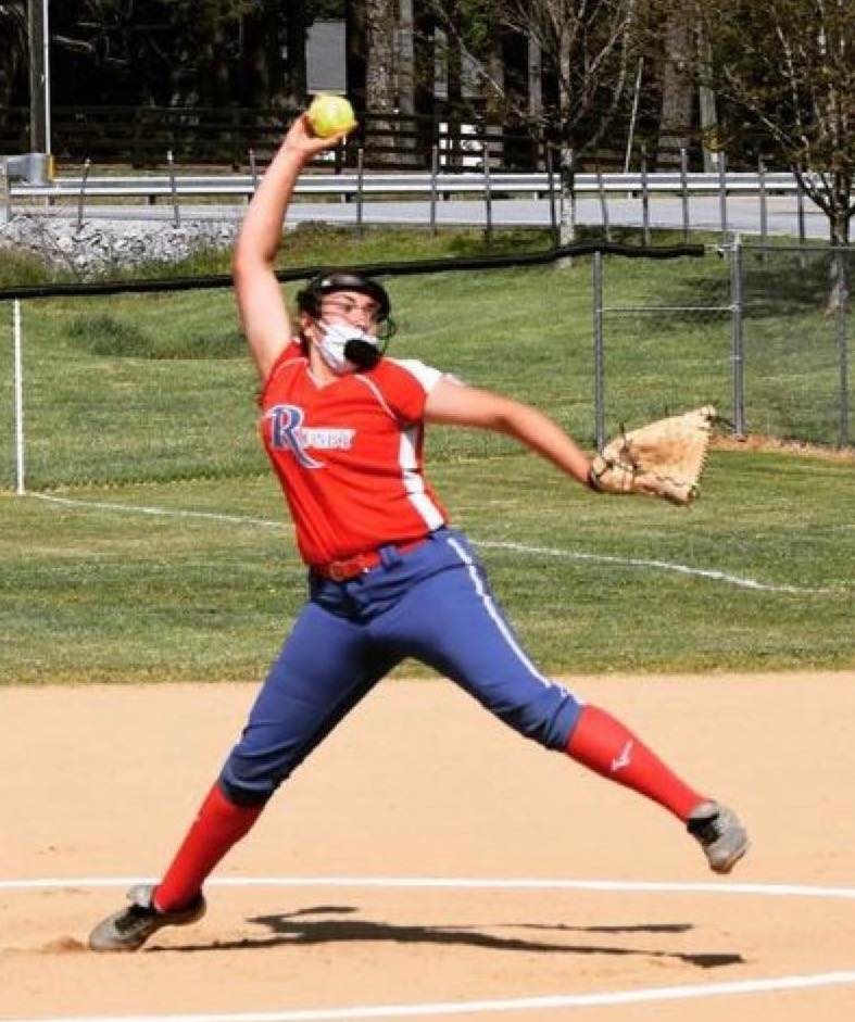 Rugby Middle's Haley Littrell is moving on to West Henderson (Hendersonville NC) HS next year, but she leaves behind a legacy. Undefeated season/tourney in the circle, Citizenship Award, &amp; President's Education Award in the classroom. Incredible athlete. Better person.
#fastpitch
