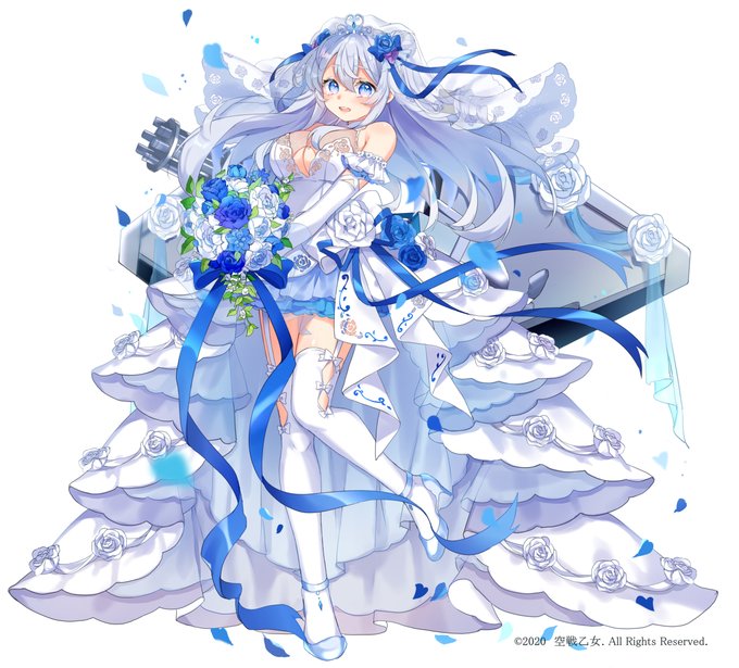 【お仕事告知】YF-23 フレイア(ウェディング) #空戦乙女 #フレイア(空戦乙女) #空戦乙女-スカイヴァルキリーズ- https://t.co/suDx7W3FtR 