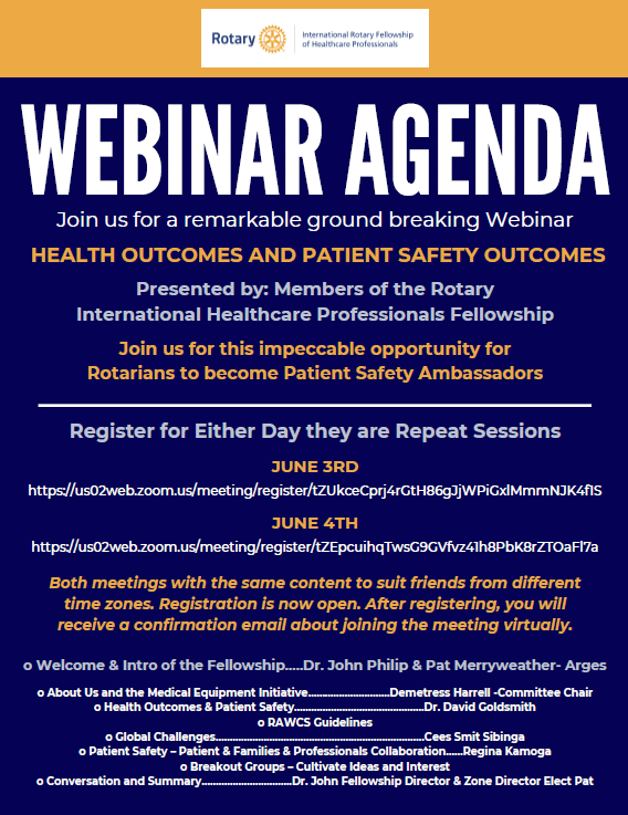 Rotary Fellowship of Healthcare Professionals tweet media