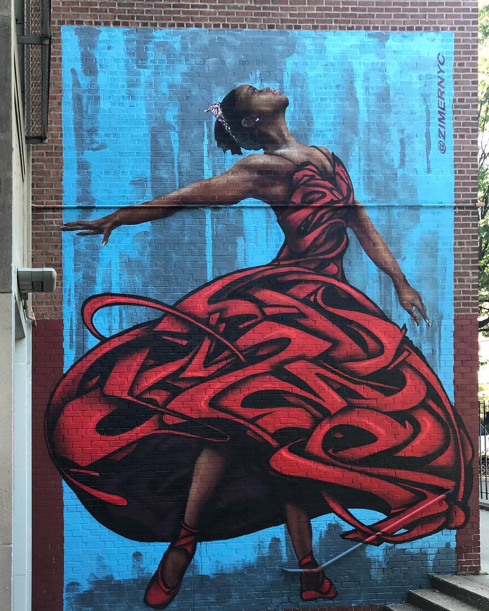 Finished product for the Michaela DePrince wall. 😃
zimer.com 
#graffiti #NewYork
