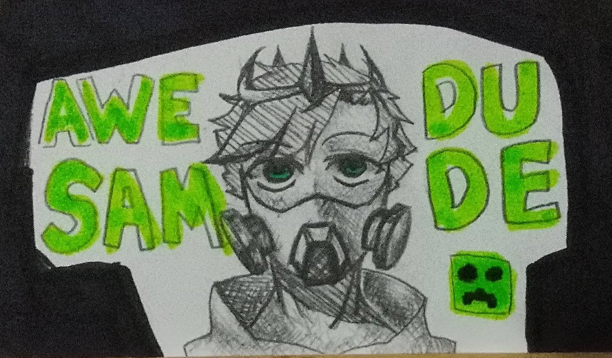 AriesfifiS's tweet photo. My second hand laptop is broken and I'm trying to cope with my tablet instead!😭😷
But I think my tablet is slowly breaking as well!😢
#dsmp #dsmpfanart #mcytfanart #mcyt #awesamdude #awesamedudefanart #creeper #awwman #minecraft #minecraftfanarts  #traditionalart #myart https://t.co/rj3Qi1G1sB