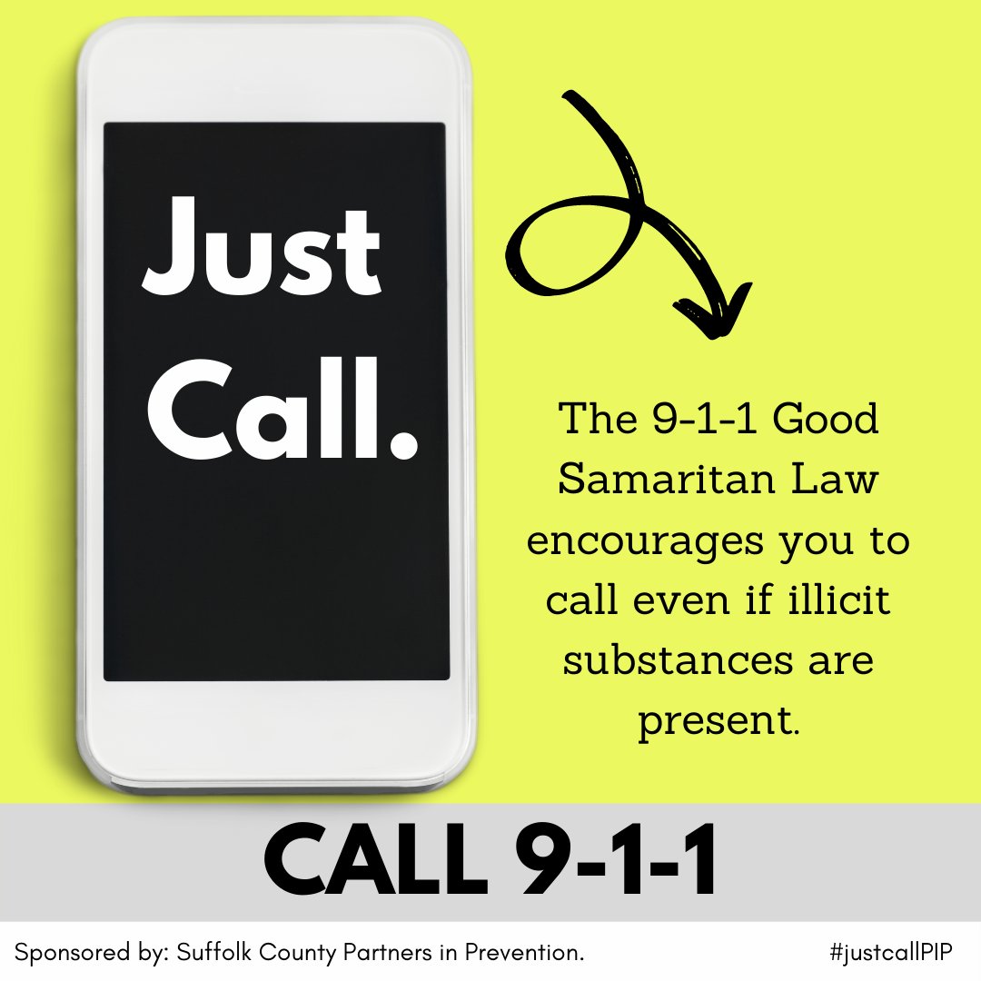GSBCoalition's tweet photo. During an overdose emergency, bystanders are often too scared to call for help for a variety of reasons. The Good Samaritan Law empowers you to #JustCall to save someone’s life.
Check out the link in our bio for links to more information. #JustCall #SCPartnersInPrevention https://t.co/3gzw8UixOp