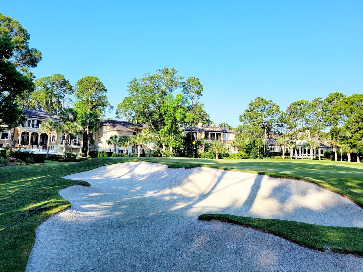 Course is all set up for our #MemberGuest. #Wexford #HiltonHeadIsland