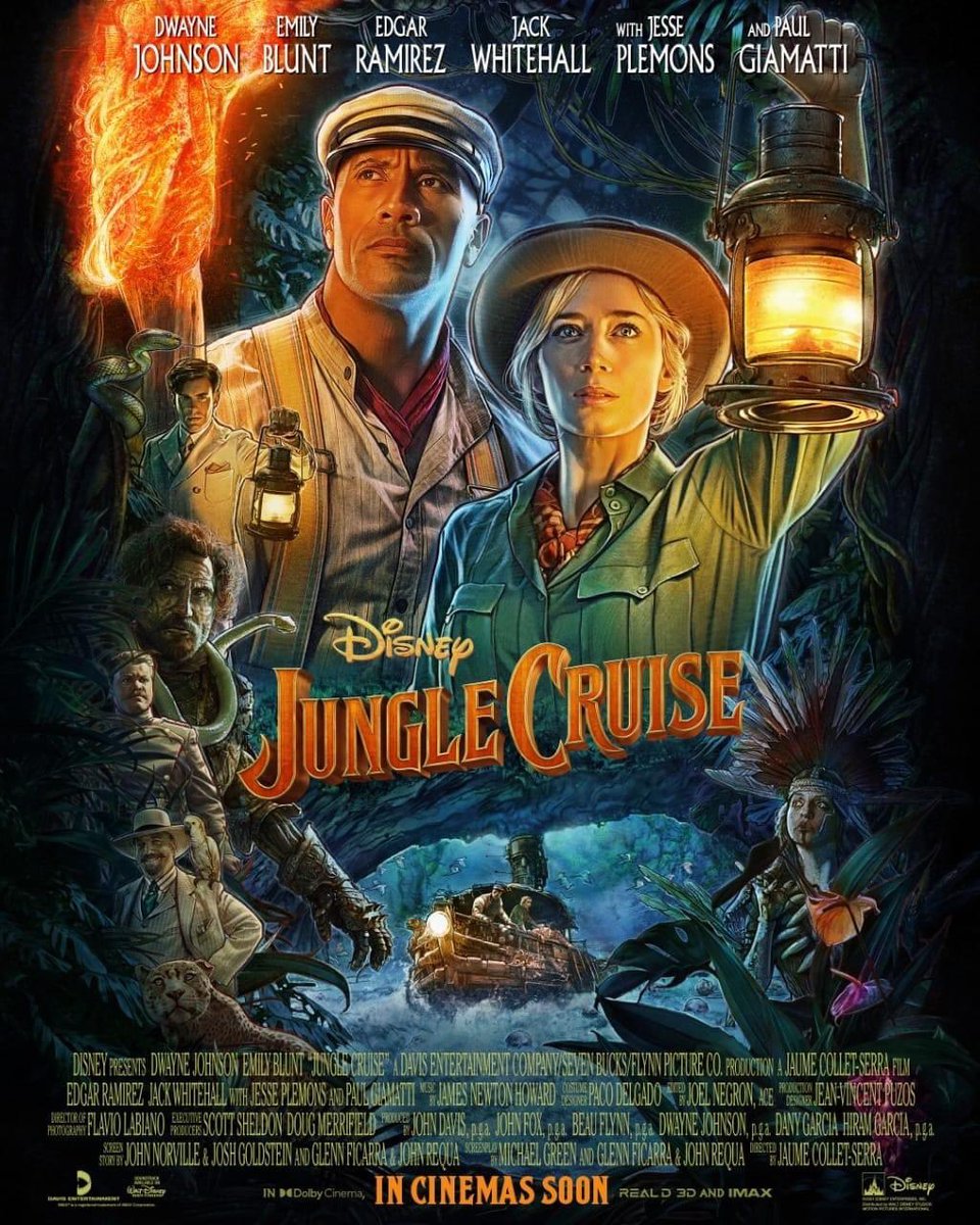EmilyBluntSpain's tweet photo. Nuevo poster de "Jungle Cruise" ✨ https://t.co/4VGbTnuGvv