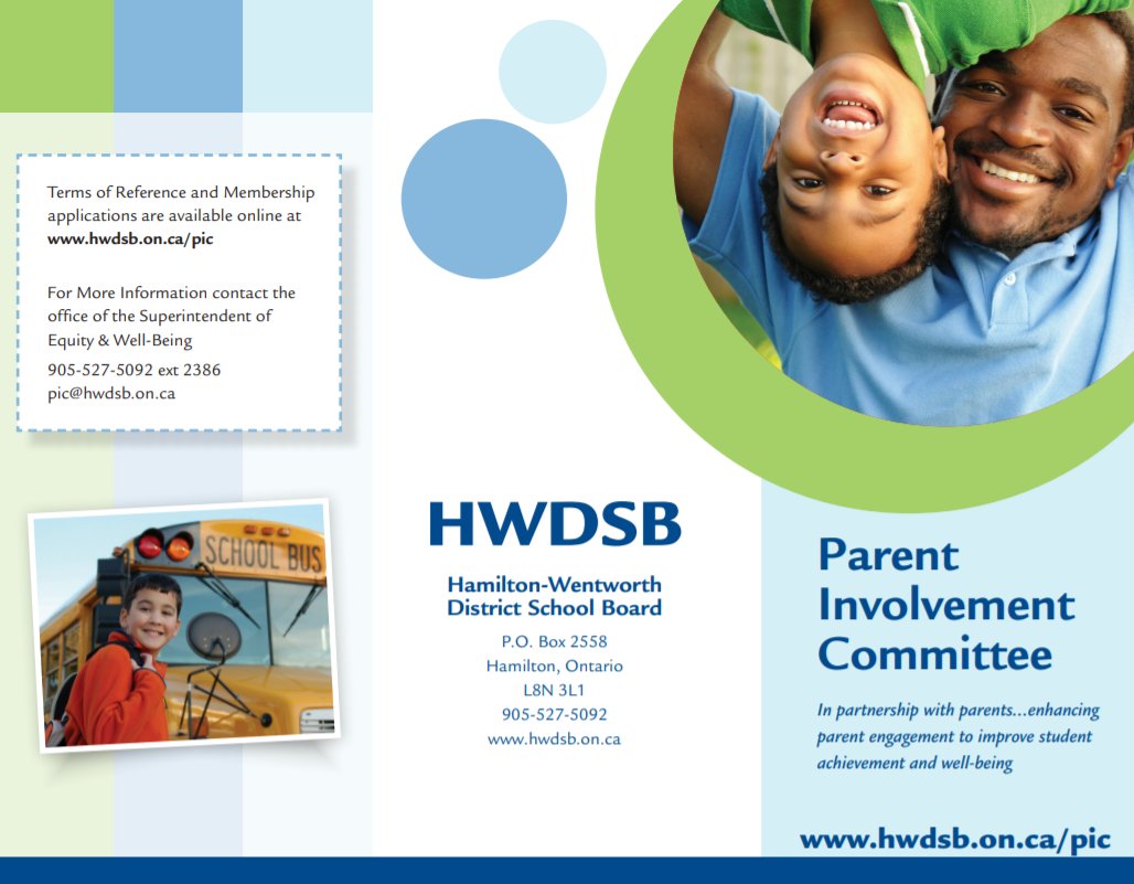 HWDSB’s Parent Involvement Committee (PIC) is currently receiving applications for the 2021-22 school year! It's a great way for parents to become more involved with – and help to shape – education within the Hamilton region. 

Learn how to apply: hwdsb.on.ca/elementary/get…