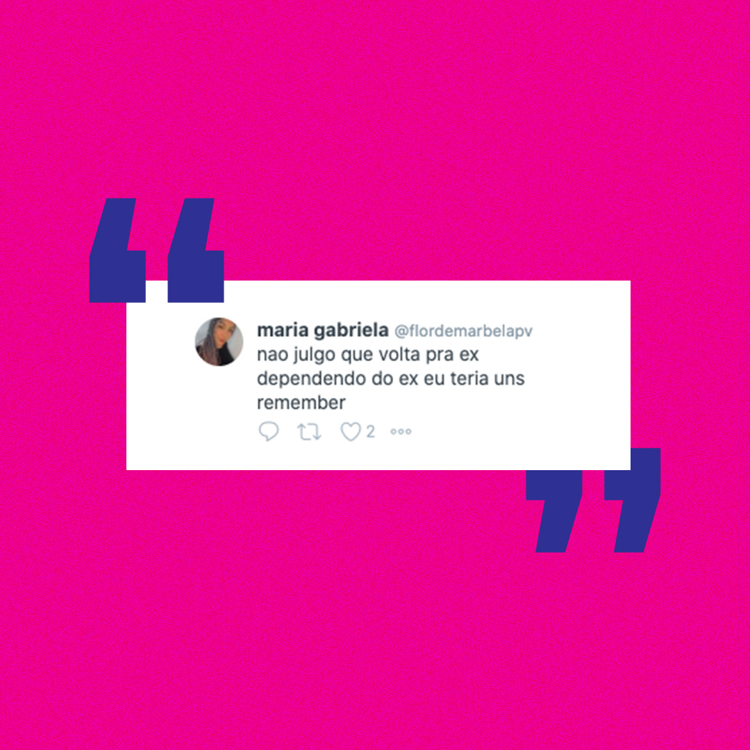 oficialprudence's tweet photo. Ex bom é ex...cesso de crush ou ex que vira contatinho e rola uns flashbacks? 🔥 Estamos de olho em vocês aí que falam uma coisa, mas no fundo pensam outra. 😂 #UsePrudence #DeFeriasCelebs #ExNaMTV https://t.co/WrhpwTCacH