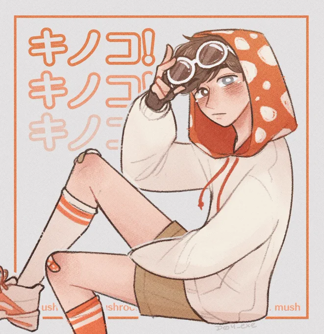 ‼️🍄🍄🍄‼️

---
hoodie design by @/maobaby 
#georgenotfoundfanart 