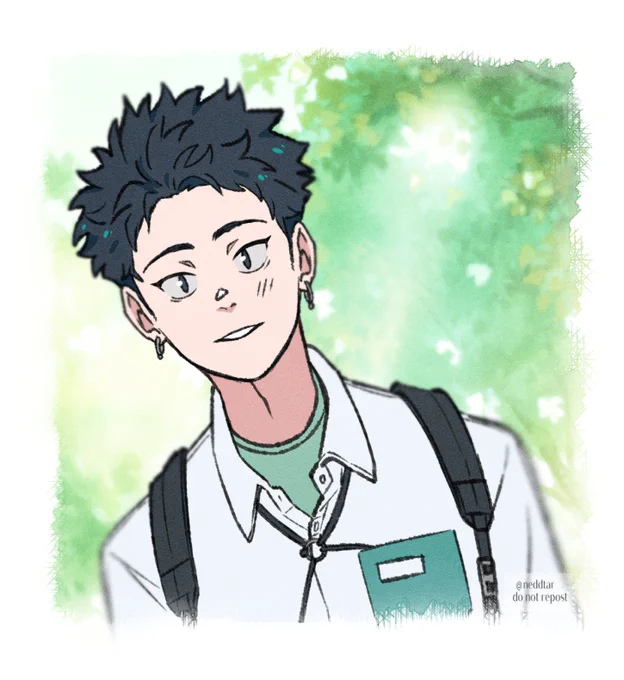 I give you more pretty boy moniwa☀️I got carried away with the rkgk. 