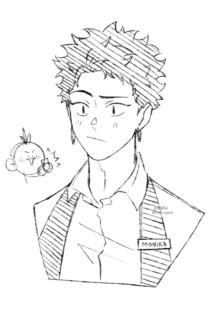 I give you more pretty boy moniwa☀️I got carried away with the rkgk.