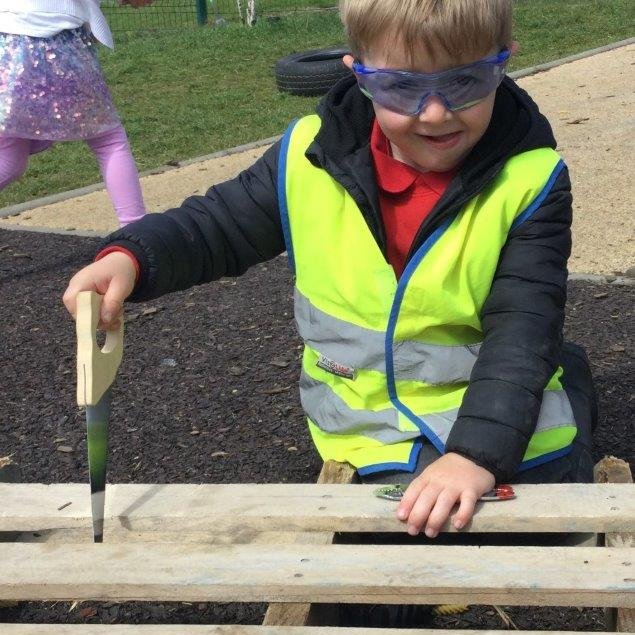 CherryTreeEYC's tweet image. We are working together to create some new seating for our garden.  Some really good problem solving skills &amp;amp; co-operation from the children in the Caterpillar room!