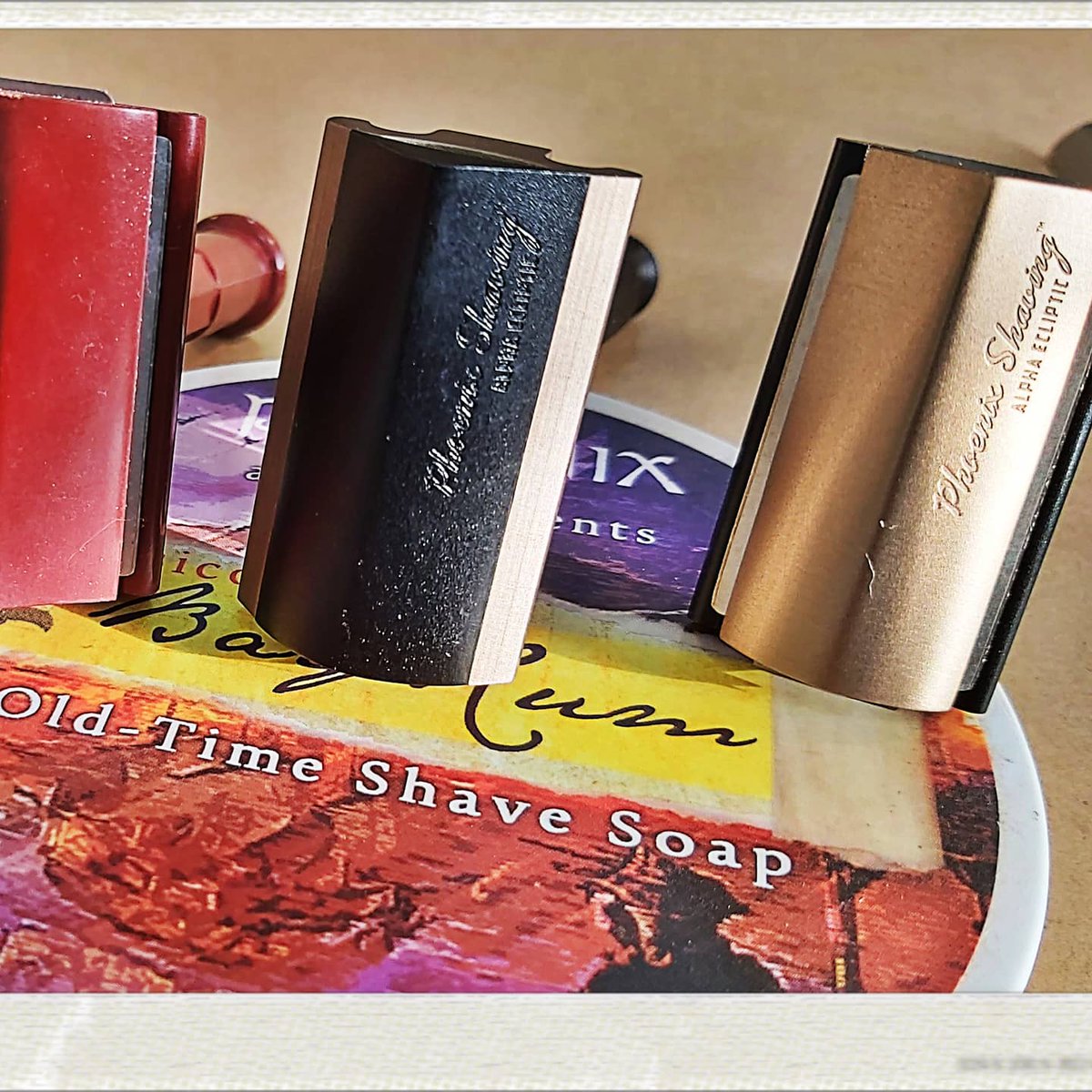 luv2shave's tweet photo. PAA Alpha Ecliptic Slant Razor
PAA classico Bay rum https://t.co/nDSOVoKn11