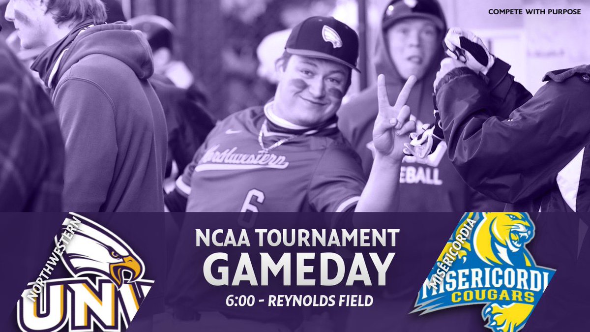 UNWBaseball's tweet photo. **checks weather** Alright, everyone!

🎉⚾️TODAY is GAMEDAY!!!⚾️🎉

🦅 #CompeteWithPurpose https://t.co/ITL0VAKESU