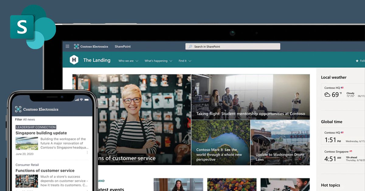 Avec l’accroissement du télétravail et du partage de fichiers dans le nuage, la gestion documentaire et l’accès aux données sensibles deviennent difficiles à gérer. 

Pour vous aider, Microsoft offre Sharepoint
bit.ly/3twPwu4