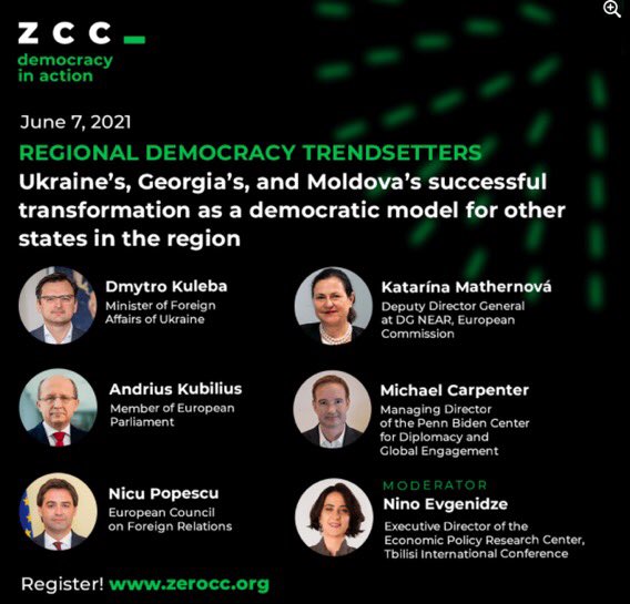 What unites people of #Georgia #Ukraine #Moldova? Strive for EuroAtlantic integration, fighting for democracy &amp; opposing #Kremlin kleptocracy. <a href="/EVGENIDZENINO/">NINO EVGENIDZE</a> will lead this panel on June 7 with <a href="/DmytroKuleba/">Dmytro Kuleba</a> <a href="/mikercarpenter/">Michael Carpenter (mikercarpenter.bsky.social)</a> <a href="/kmathernova/">Katarina Mathernova 🇪🇺</a> <a href="/nicupopescu/">Nicu Popescu</a> <a href="/KubiliusA/">Andrius Kubilius</a> via <a href="/NEC_Ukraine/">New Europe Center</a>